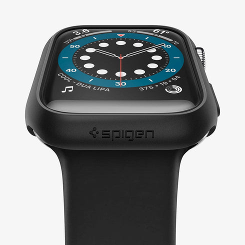 ACS05458 - Apple Watch Ultra (Apple Watch (49mm)) Case Thin Fit in black showing the front